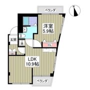 リバーサイドツルミの間取り画像