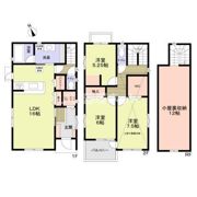 市川市国府台4丁目戸建A棟の間取り画像