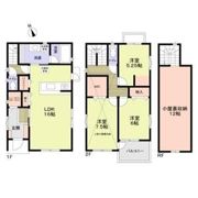 市川市国府台4丁目戸建B棟の間取り画像