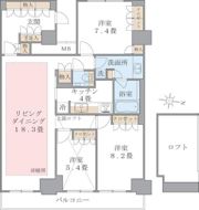 Brillia ist 東雲キャナルコートの間取り画像