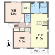 ティアラコートⅡの間取り画像