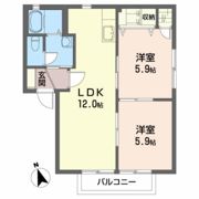 プレッセ山根Aの間取り画像