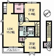 グランドメゾン水呑 B棟の間取り画像