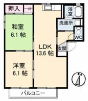 バリュージュ佐野 C棟の間取り画像