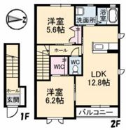 パステルひかわ A棟の間取り画像