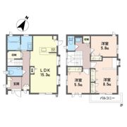 泉区緑園都市戸建ての間取り画像