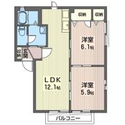 メゾンフォーレスト Cの間取り画像