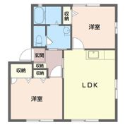 パークヒル Aの間取り画像