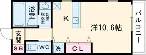 シエスタ米山の間取り画像
