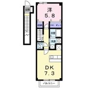 アンソレイエメゾン五号館の間取り画像