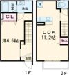 Maisonette land 河原田の間取り画像