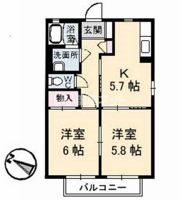 シャーメゾン権代の間取り画像