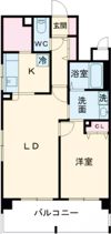 プレサンス新神戸の間取り画像