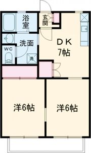 ニューフレグランス城南の間取り画像