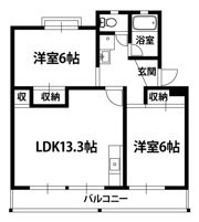 オオタニビルの間取り画像