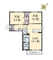 コスモパークヴィーナスの間取り画像