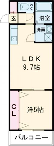 セレニティ法善寺の間取り画像