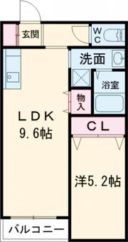 セレニティ法善寺の間取り画像