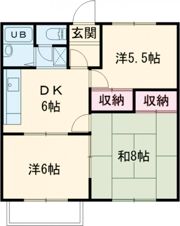 メゾンラフォーレⅡの間取り画像