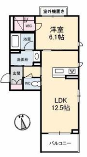 アン フェ ミュールの間取り画像