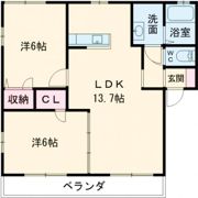 アドバンテイジα館の間取り画像