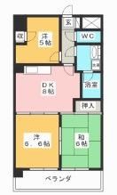 ピア八千代町の間取り画像