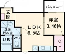 F＋style八尾北本町2号館の間取り画像