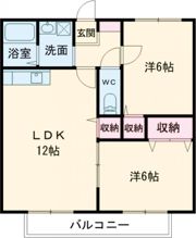 エヴァーグリーン神埼 弐番館の間取り画像