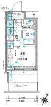 コムレジ赤羽 学生棟の間取り画像