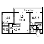 Lien北18の間取り画像