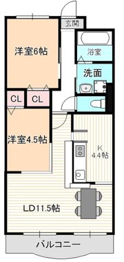 伊藤ハイツの間取り画像