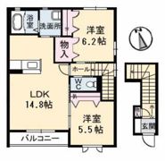 サニーコート A棟の間取り画像