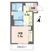 カッサーロ Ⅱの間取り画像