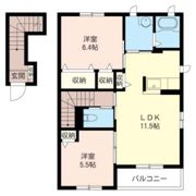 宮原シャーメゾン Aの間取り画像
