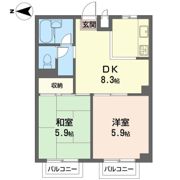 ファミーナシオン Bの間取り画像