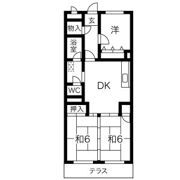 ユーハウス第2ゆたか台東棟の間取り画像