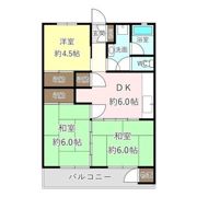 三恵マンションの間取り画像