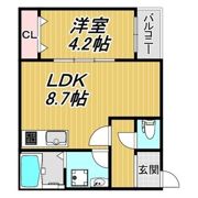 LECOCON岩倉Ⅳの間取り画像