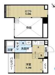 Escaza．かやだの間取り画像
