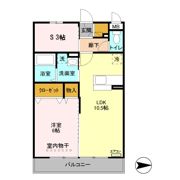 リバーパーク蒲生 Cの間取り画像