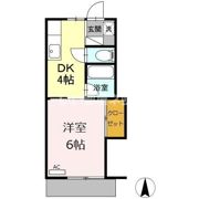シュロス Aの間取り画像