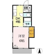シュロス Aの間取り画像