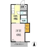 シュロス Aの間取り画像