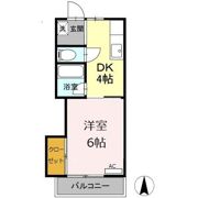 シュロス Aの間取り画像