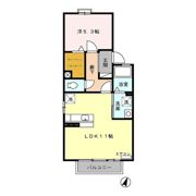 ミルキーウェイ Bの間取り画像