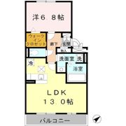 リビングタウン木津川 A棟の間取り画像