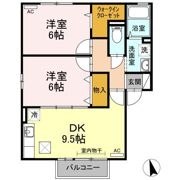 セジュールアルカディア B棟の間取り画像