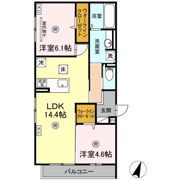 チェリーカーサ西原の間取り画像