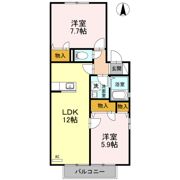 リヴェール馬木の間取り画像