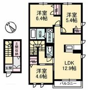 クレインアート B棟の間取り画像